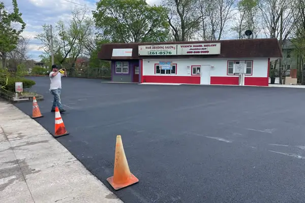 Nassau County Asphalt parking lot