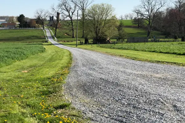 Gravel Road in Jacksonville Florida